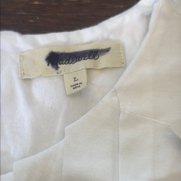 Madewell Sleeveless Crewneck Bubble Top Size L - Picture 8 of 10